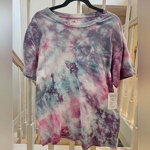 Hanes Tie-Dye Short Sleeve Tee - Pink, Purple, Blue